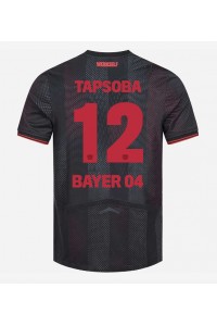 Bayer Leverkusen Edmond Tapsoba #12 Jalkapallovaatteet Kotipaita 2025-26 Lyhythihainen